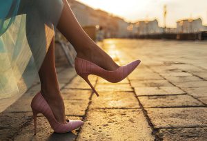 Ladies high heels shoes