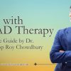 GRAD Therapy by Dr. Biswaroop Roy Chowdhury showing natural healing using hot water immersion, head down tilt posture, and DIP diet for kidney health and disease reversal