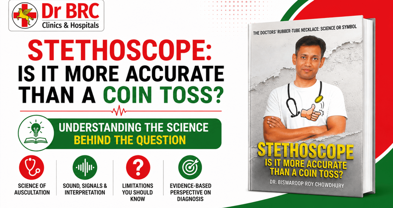 Stethoscope: Is It More Accurate Than a Coin Toss? Understanding the Science Behind the Question by Dr. Biswaroop Roy Chowdhury.