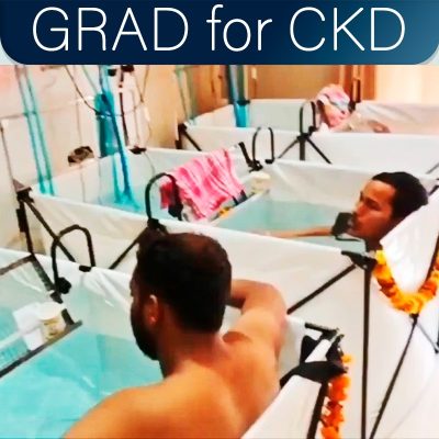 GRAD therapy session for CKD patients under guidance of Dr. Biswaroop Roy Chowdhury.