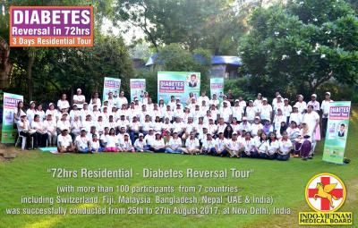 3 Days Diabetes Reversal Residential Tour August 2017 (1)